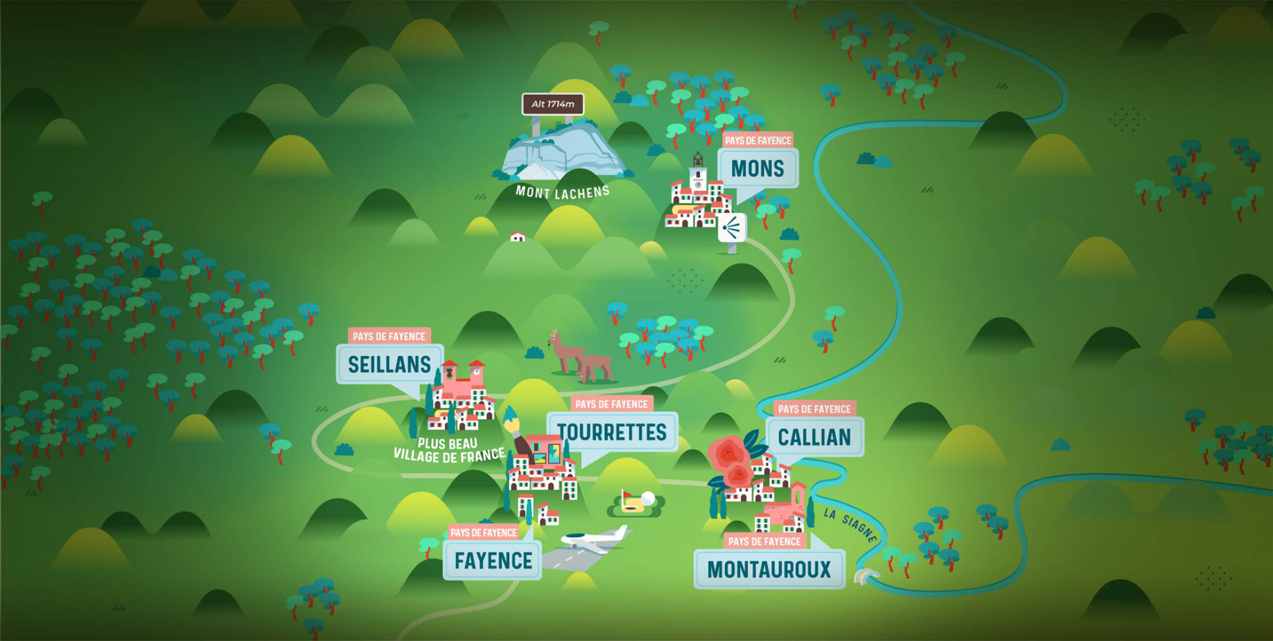 pays de fayence - nord