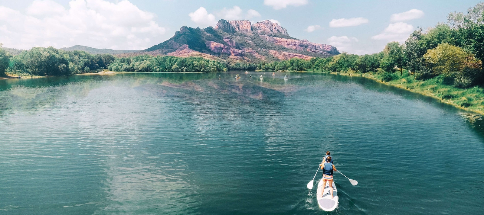 Rocher de Roquebrune et lac Perrin