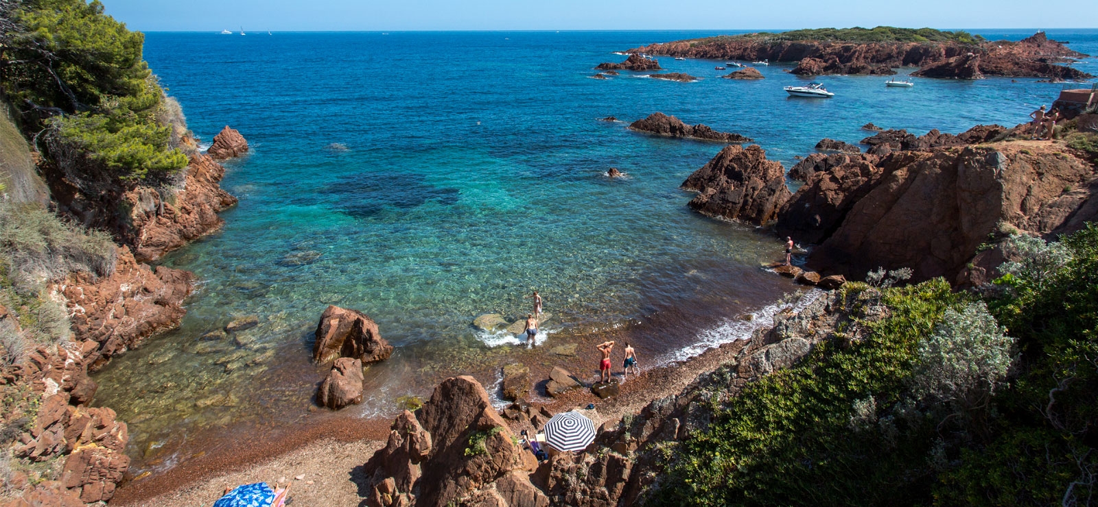 saintraphael - crique ile des vieilles