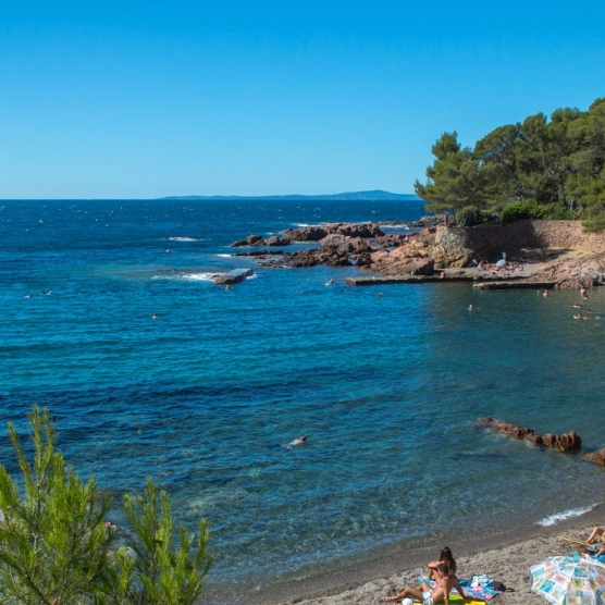 saintraphael - plage boulouris