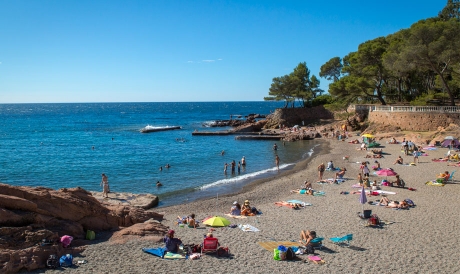 saintraphael - plage boulouris 4