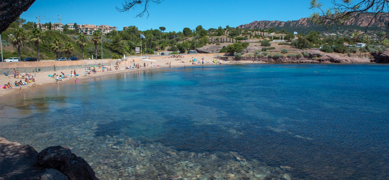 saintraphael - plage pourrousset