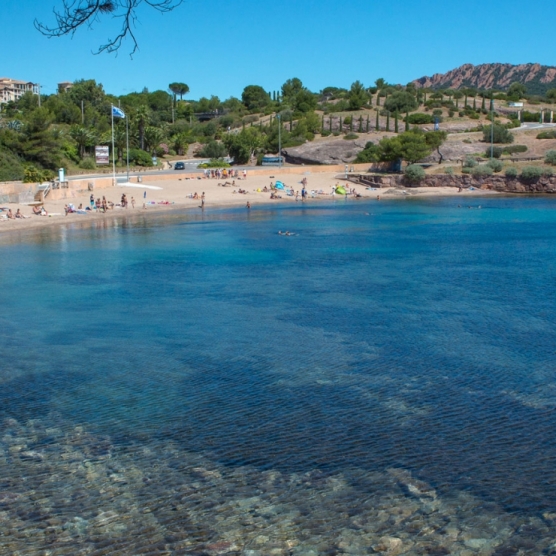 saintraphael - plage pourrousset