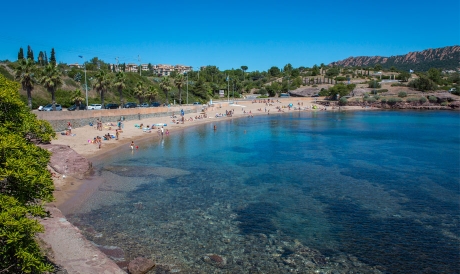 saintraphael - plage pourrousset 1