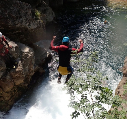 Canyoning gorges