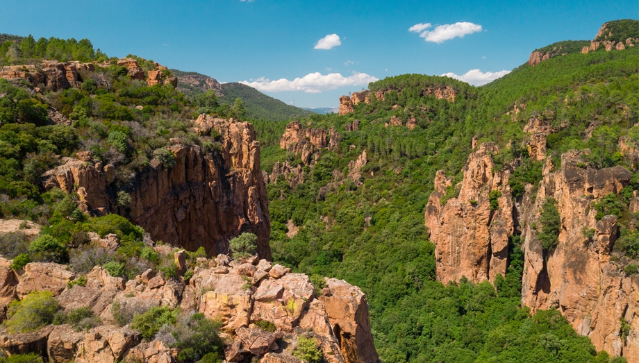 viféo gorges du blavet dans l'esterel