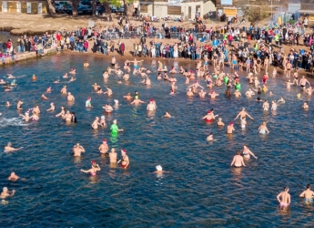 agay - bain du nouvel an