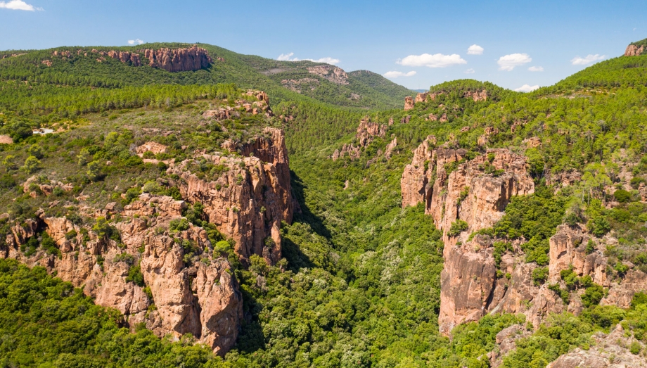 esterel cote nature gorges du blavet