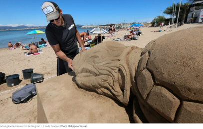 var-matin-sculpture-de-sable