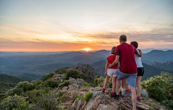 coucher soleil Cap roux ©Esterel Cote dAzur
