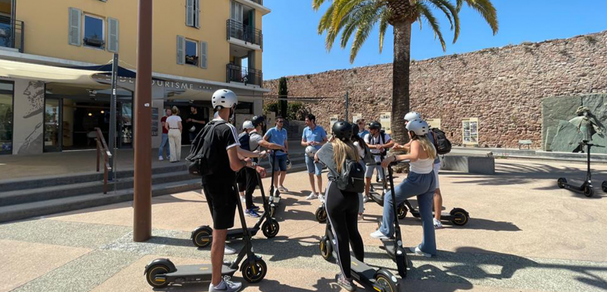 fréjus en trottinette electrique