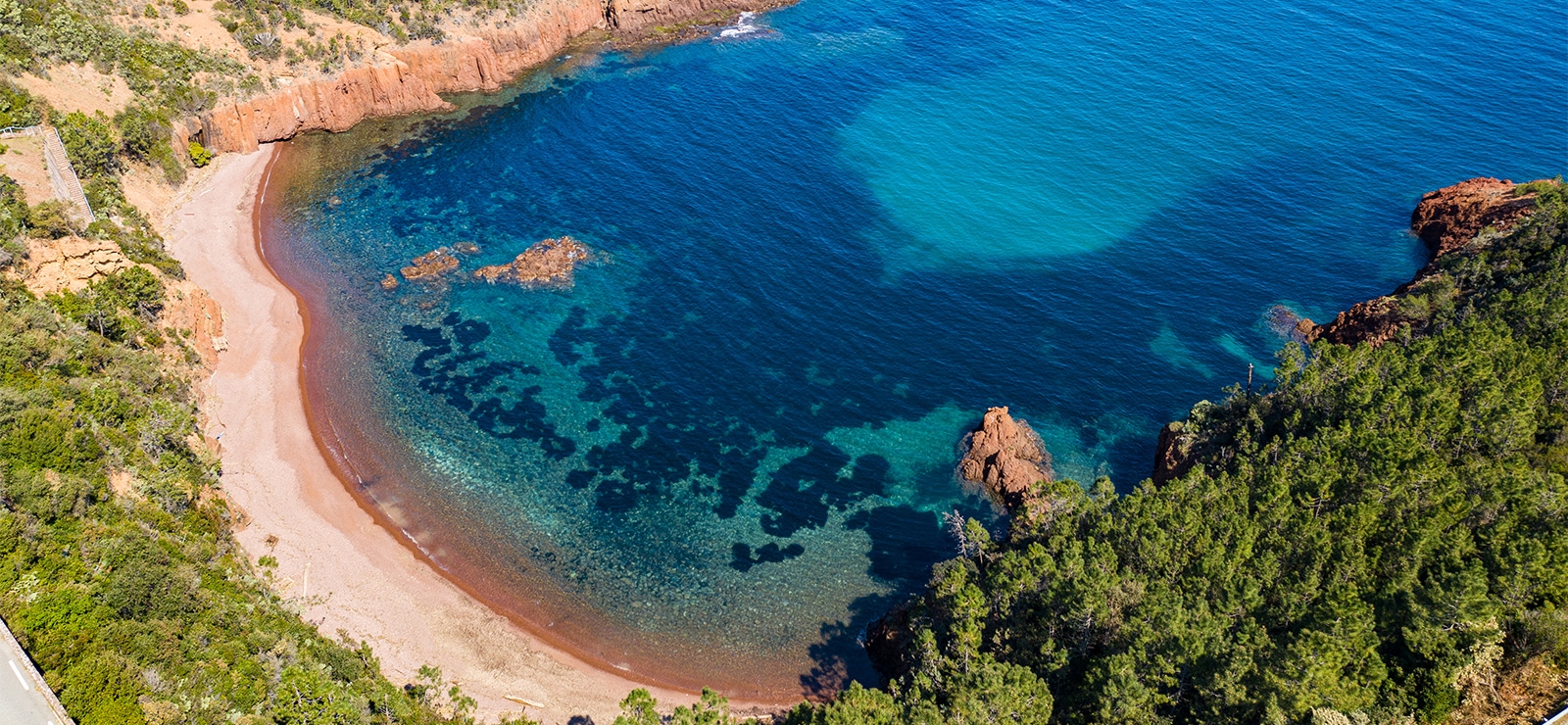 les plages de saint raphael