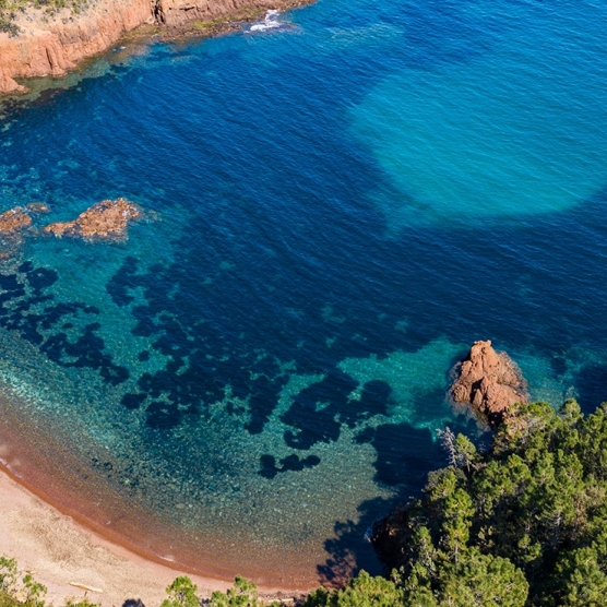 les plages de saint raphael