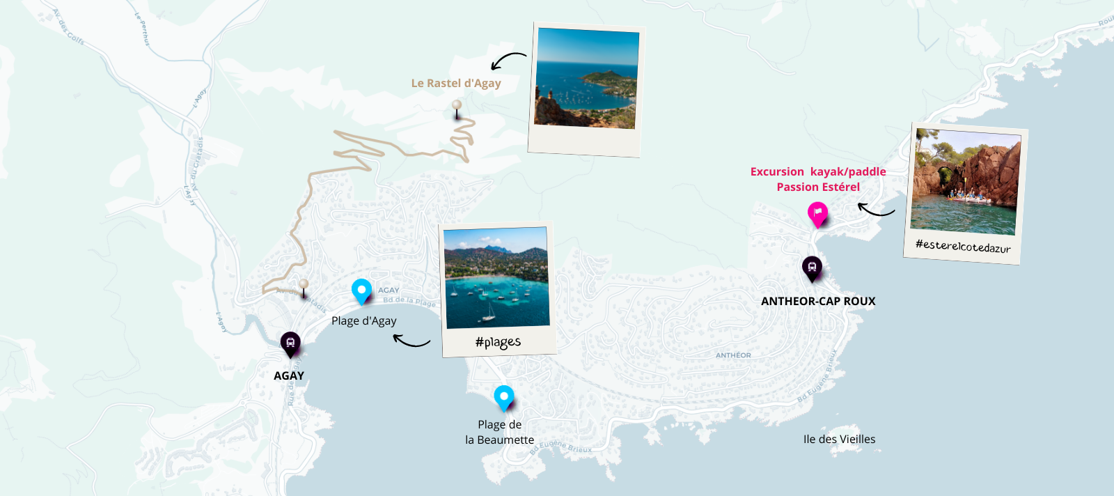 Carte itinéraire en train 2