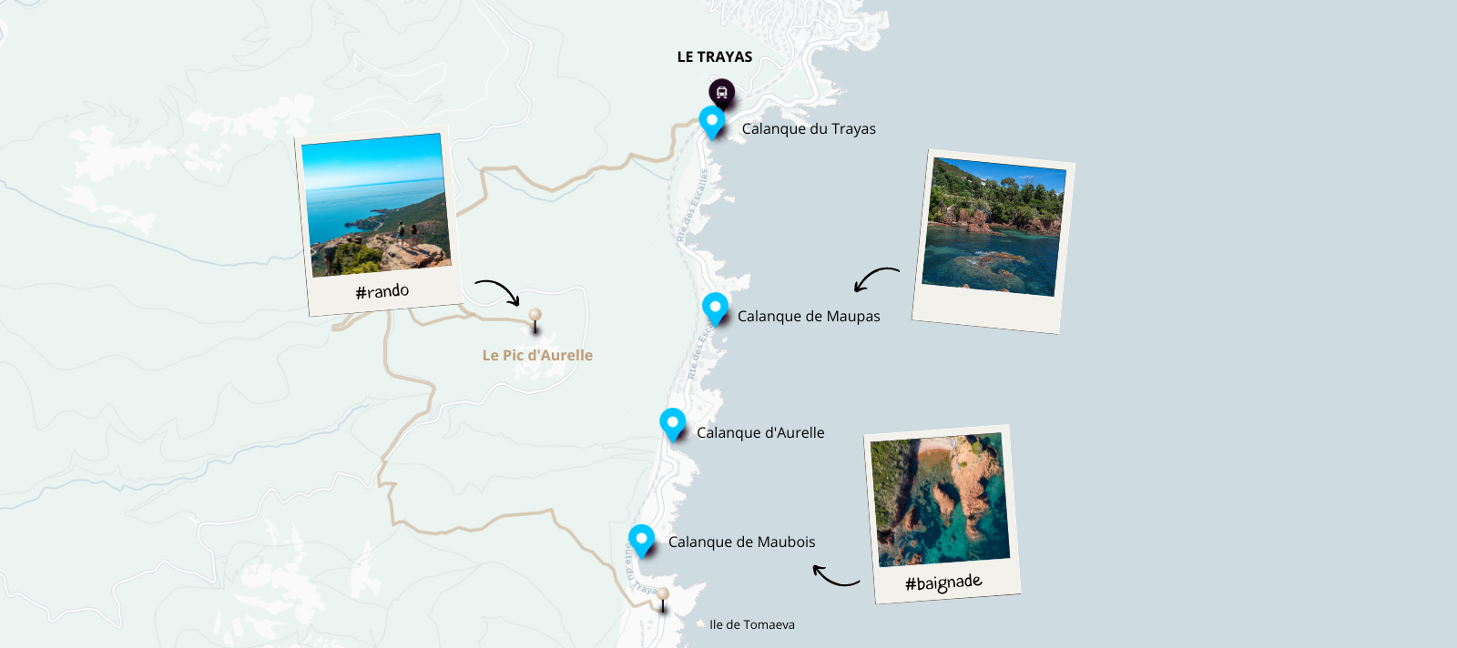 Carte itinéraire en train 3