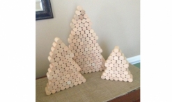 DIY Sapin de Noël recyclé en lièges