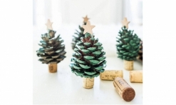 DIY Sapin de Noël recyclé en pin