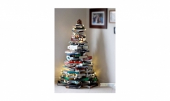 DIY Sapin de Noël recyclé en livres
