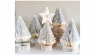 DIY Sapin de Noël recyclé en livre