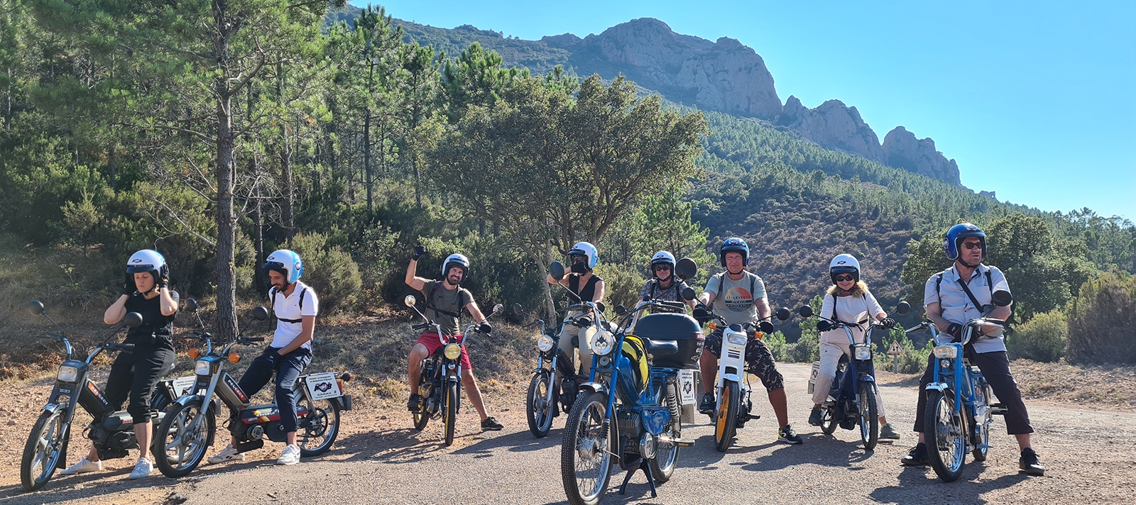 Mobylettes d'époque