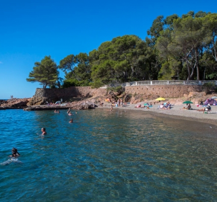 Plage de Boulouris
