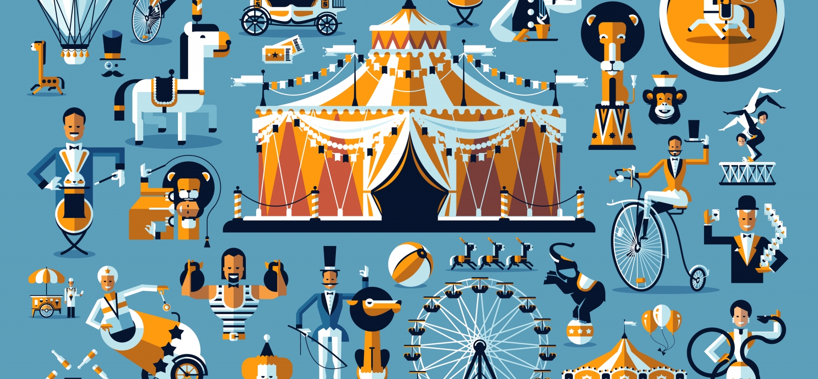 Summer circus show
