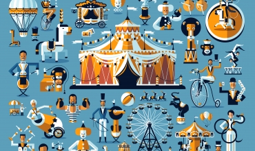 Summer circus show