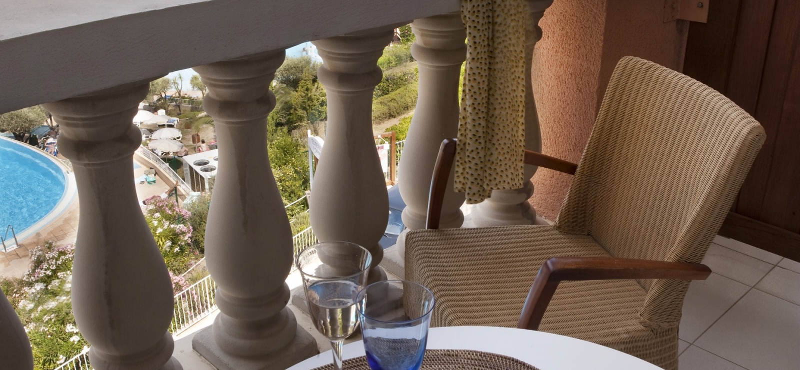 terrasse d'une chambre