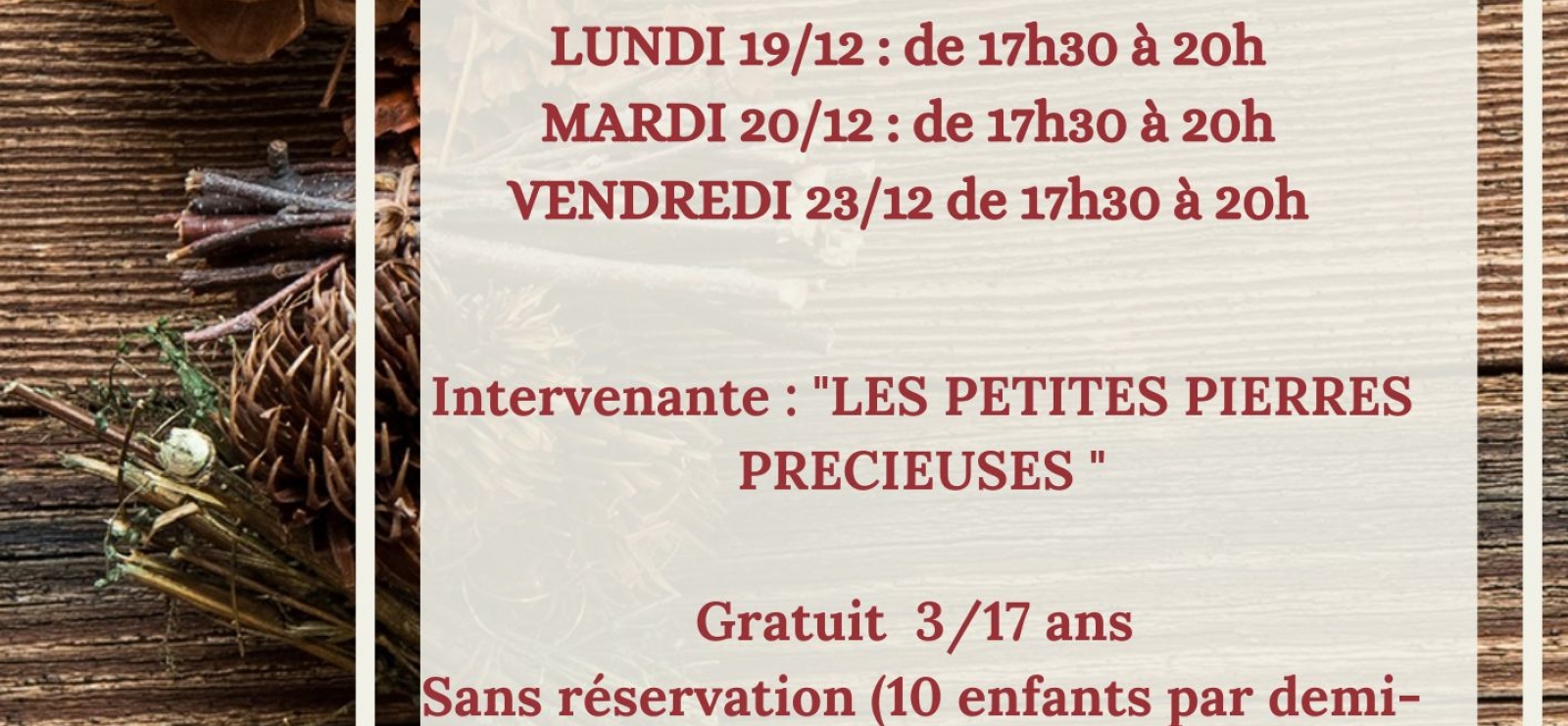 Ateliers créatifs enfants