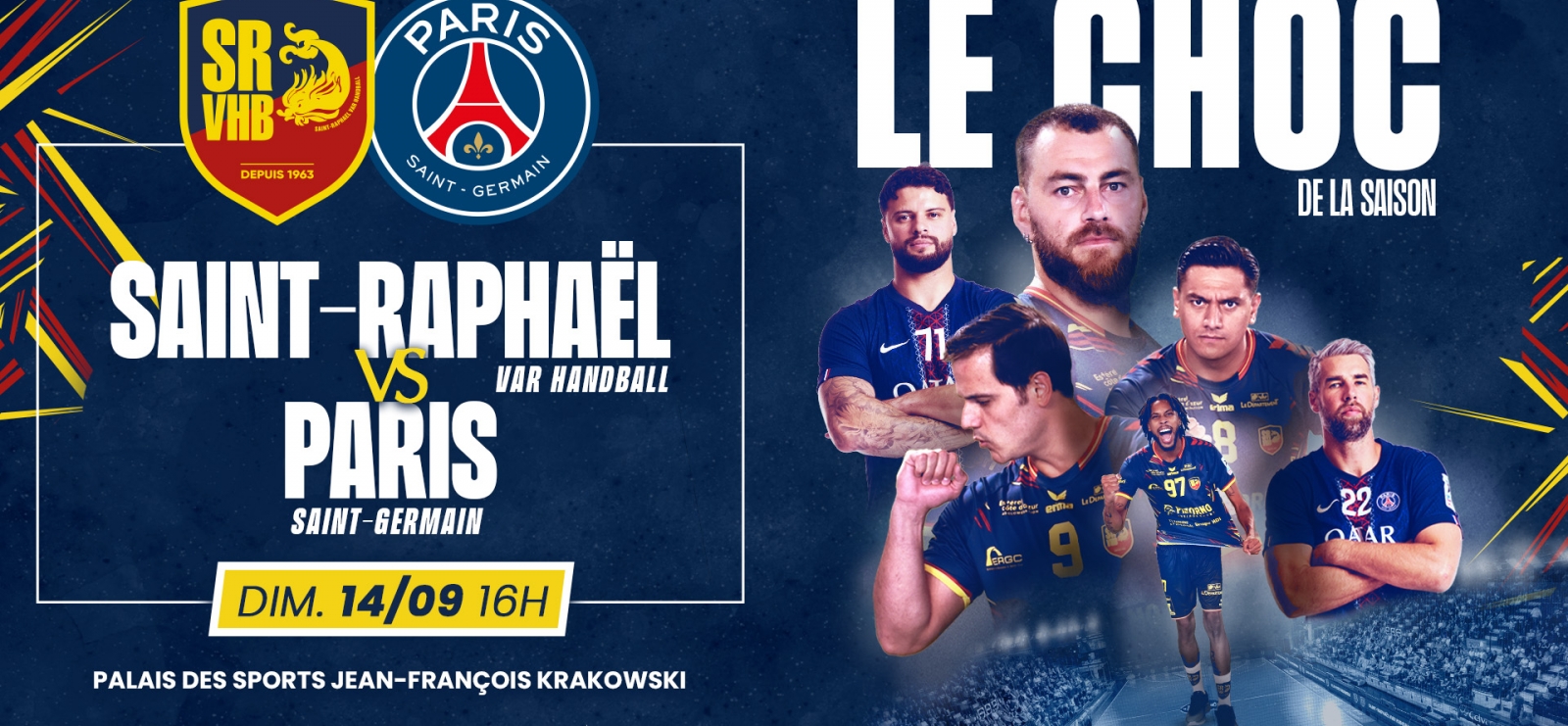 Handball - Saint-Raphaël Vs Paris Saint-Germain