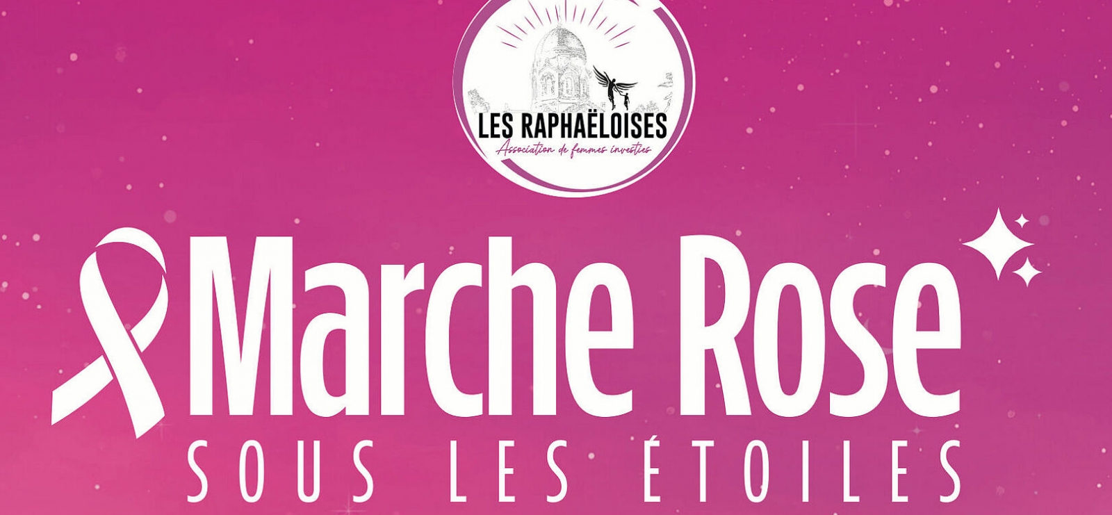 Marche Rose sous les étoiles