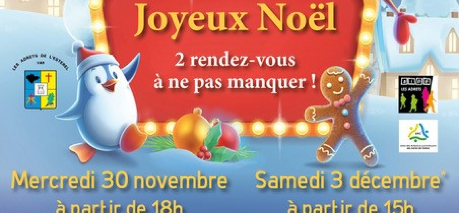 Marché de Noël, jeux et surprises