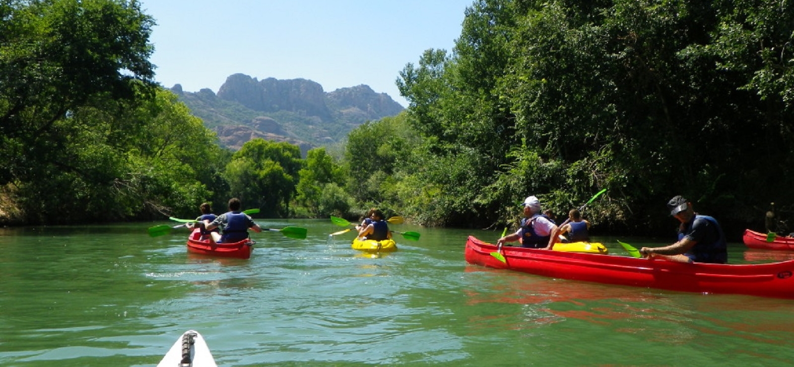 Canoe sur l'argens - chasse au trésor