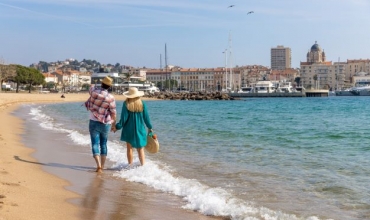 Détente en amoureux en bord de mer