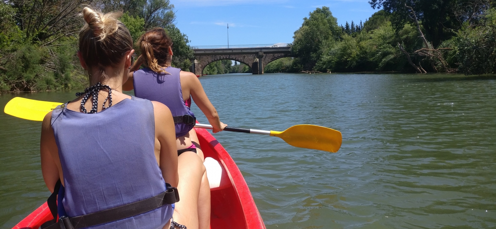 Chasse au trésor en canoë