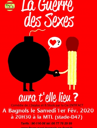 Affiche 'La Guerre des Sexes aura-t-elle lieu ?'