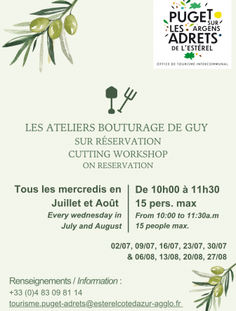 Atelier bouturage d'olivier