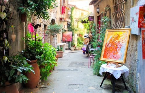 Visite commentée du village de Mougins