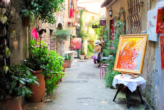 Visite commentée du village de Mougins