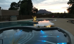 piscine nuit