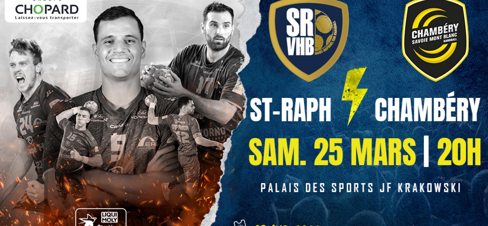 Saint-Raphael Var Handball Vs Chambéry