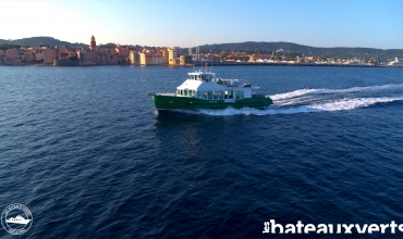 Les Bateaux Verts boat shuttle service from les Issambres to Saint-Tropez