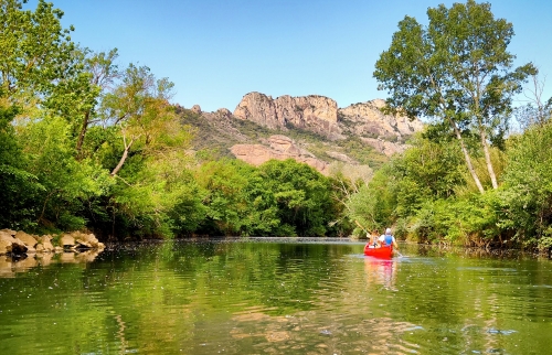 Canoë sur l'argens