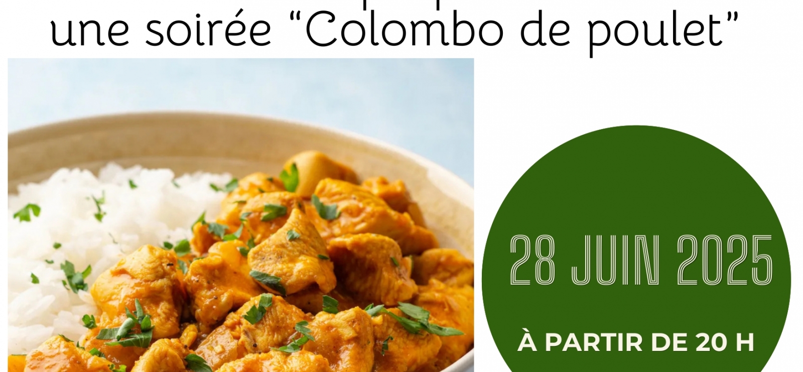 Colombo poulet curry