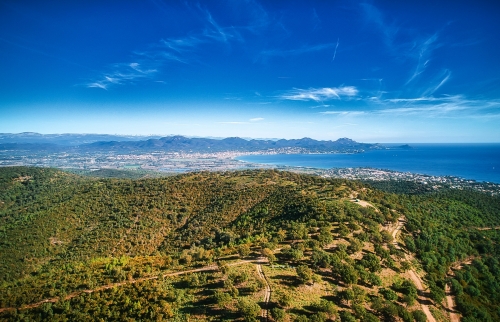 sur les hauteurs des Issambres