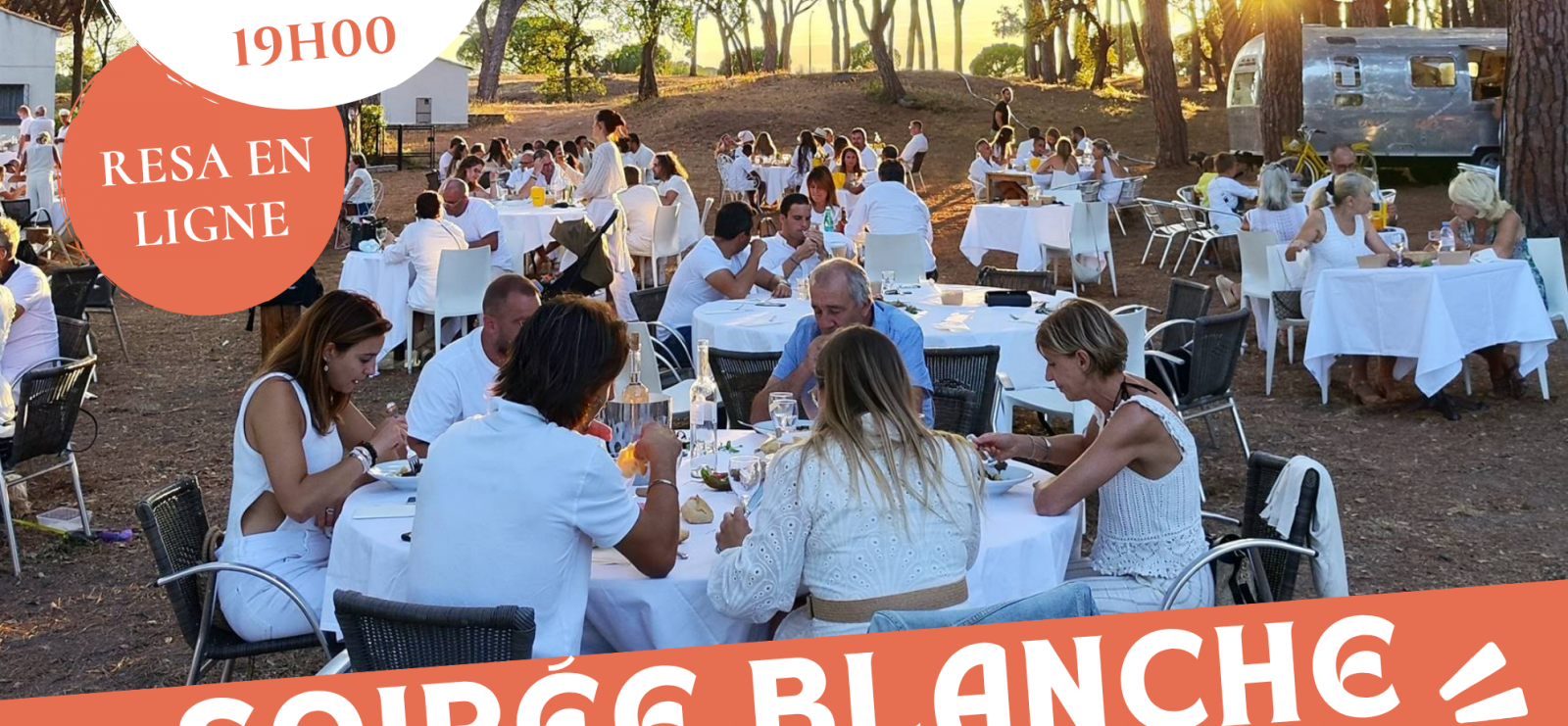 Soirée blanche à la Guinguette du Clos des Roses