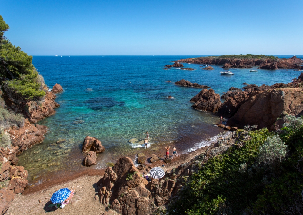 Crique de l'Île des Vieilles Estérel Côte d'Azur