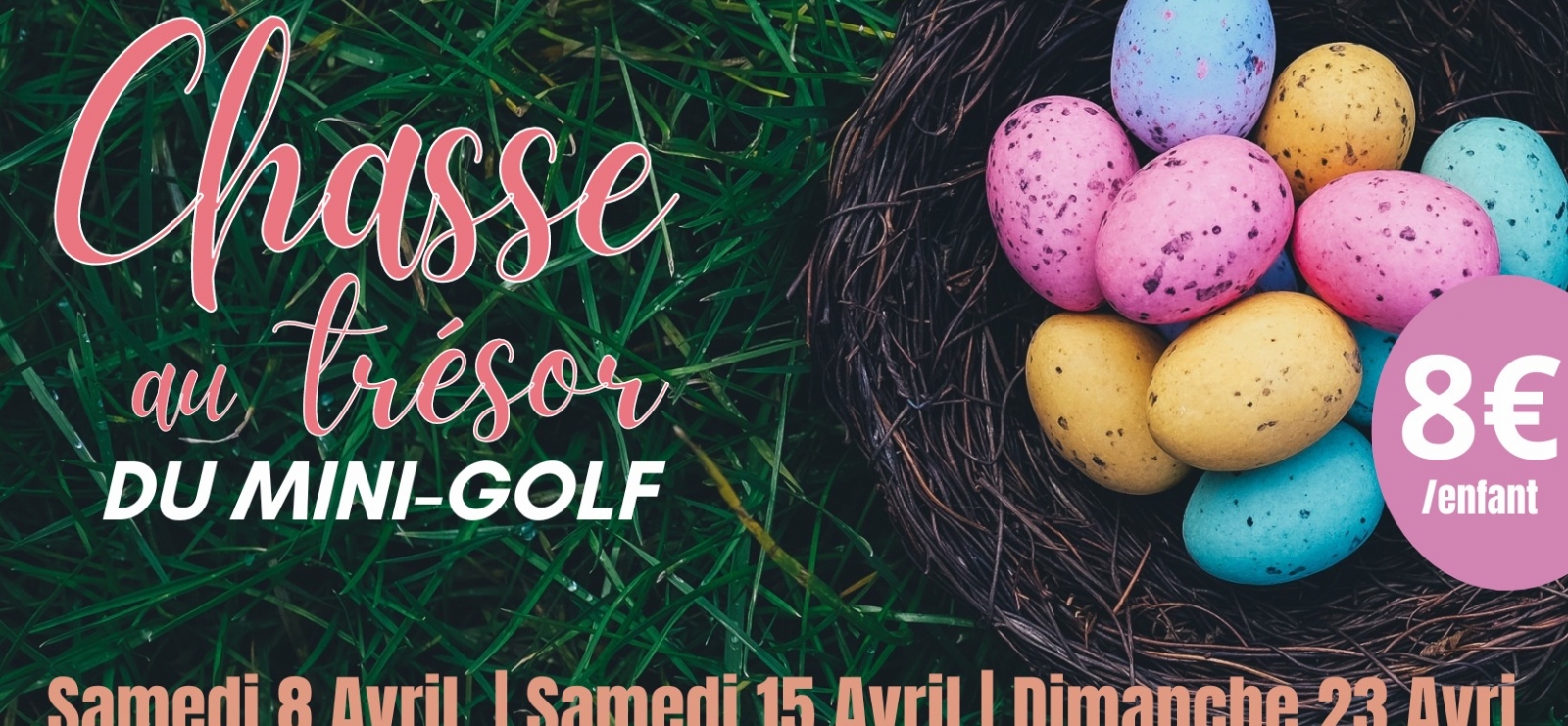 Chasse au Trésor de Pâques au Mini-Golf Beaurivage