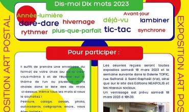 Vernissage de l'exposition Art postal 2023