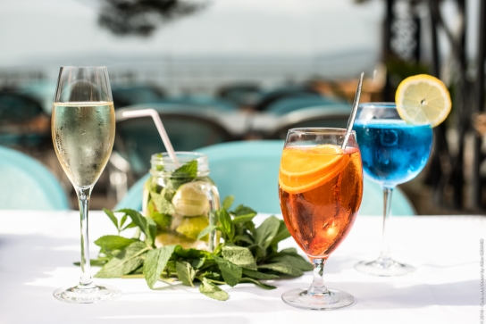 cocktail face à la plage de san peire
